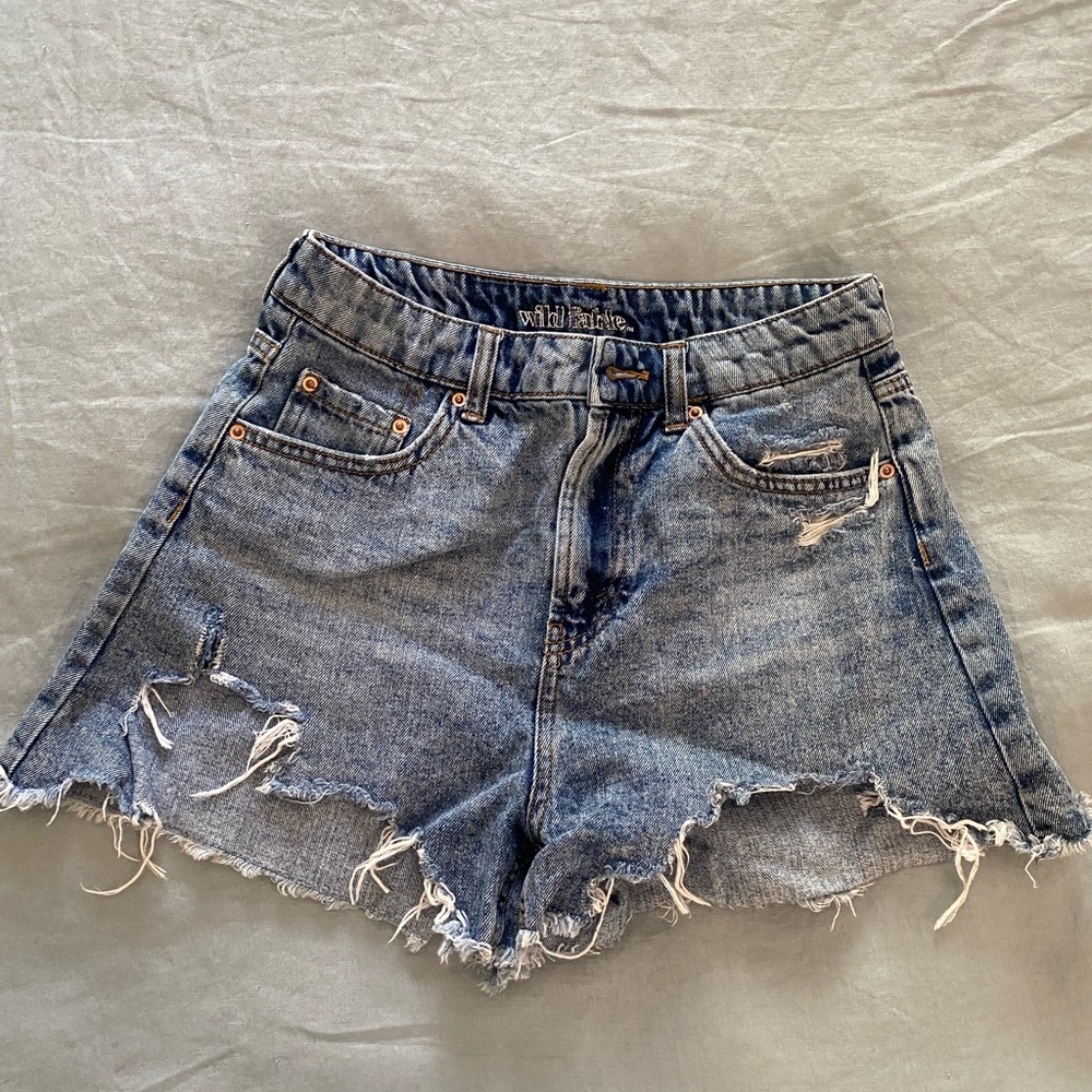 Wild Fable High Rise Mom Jean Short